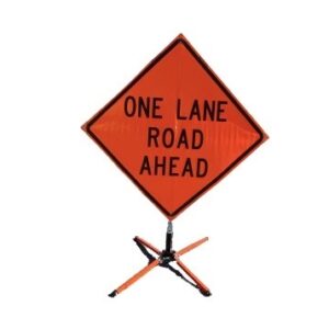 One Lane Road Ahead 48" w/ Ribs